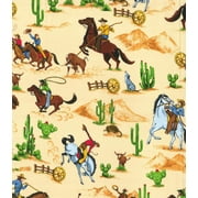 Fabric Traditions Nautical Novelty Prints Wilderness The Wild West 100% Cotton Fabric sold by the yard