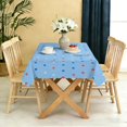 thumbnail image 5 of Rectangular Tablecloth 60x84 Inch – Waterproof Polyester Printed Table Cover, Wrinkle Resistant, Washable for Kitchen & Dining, Colorful Geometry Pattern, 5 of 6
