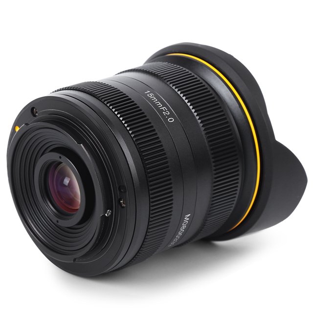Lente de cámara sin espejo, aleación de aluminio 15 mm F2.0 Lente de cámara Lente de cámara diseñada meticulosamente