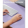 thumbnail image 3 of MaxxMarket Leather Desk Protector, Office Mat, Large Mouse Mat, Non-Slip PU Leather Blotter, Laptop Desk Pad, Waterproof Writing Pad for Office and Home (Light Purple, 31.5" x 15.8"), 3 of 24