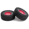 thumbnail image 3 of Car Tires with Wheel Rims Replacement for 110 -4 Axial SCX10 90046 90047 CC10Car, 3 of 6