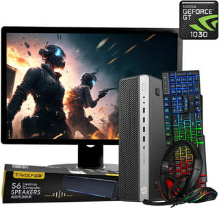 HP ProDesk 600 G1 SFF Gaming PC Desktop Computer - Intel Quad Core i5 4570  3.20 GHz, 16GB DDR3 RAM, 1TB SSD, GeForce GT 1030, HDMI, Keyboard & Mouse