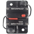 thumbnail image 1 of Disyuntor con reinicio manual 12V-36V DC Montaje en superficie impermeable para audio de automóvil Rv Marine Boat Truck Trolling Motors, 30-300A Altavoz de automóvil Fusible reiniciable MFZFUKR WRMH-950-7, 1 of 8