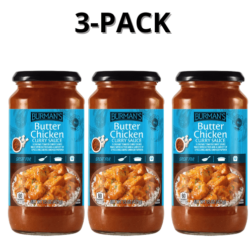 Burman's Butter Chicken Curry Sauce 3-Pack 15 oz