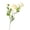 A002- Fluorescence Yellow, variant on Artificial Ranunculus Silk Flower Stems, Silk Flowers for Home Decor Indoor, Artificial Flowers for Decoration, Faux Flowers for Indoor Decor, 3 Heads Flocked Red Orange