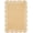 Butter Yellow, variant on LoopCut Modern Hand Tufted 100% Wool Area Rug, Handmade Scalloped Border Carpet, Cotton Backing, Mint Green, 3' x 5'