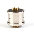 thumbnail image 4 of Yazoeia 2 Pair Spring Loaded Magnetic Pogo Pin Connector,1/2/3/4/5/6 Pin Circular High Current Magnet Suction Male+Female DC Power Charge Probe Charging Socket Connector (2 Pin) CJC912-187966, 4 of 7