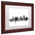 thumbnail image 3 of "Tulsa Oklahoma Skyline B&W" Canvas Art by Michael Tompsett, White Matte, Wood Frame, 3 of 4