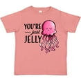 thumbnail image 3 of Inktastic You're Just Jelly with Pink Jellyfish Boys or Girls Toddler T-Shirt, 3 of 5
