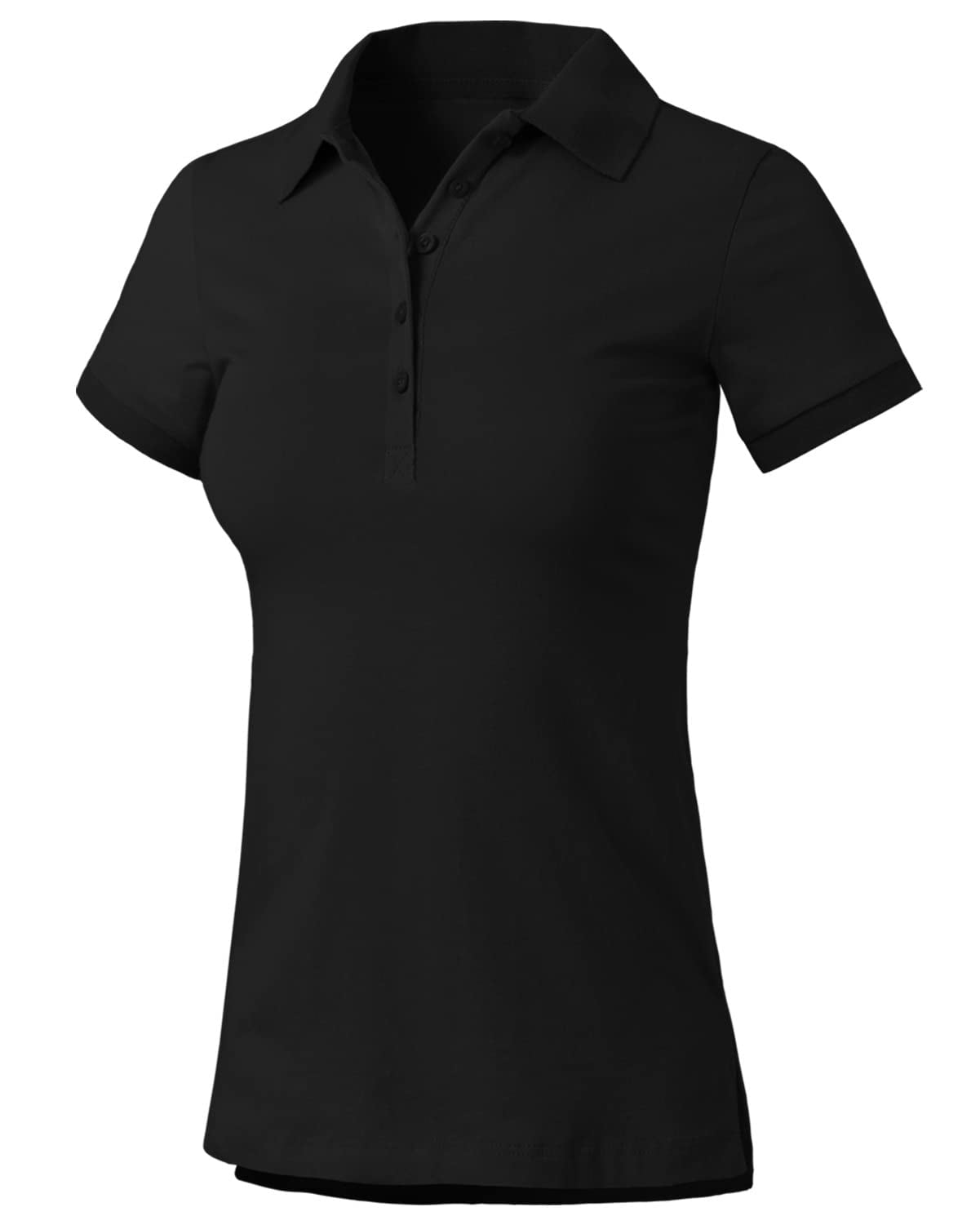 Tシャツ・カットソー SPORTMAX Women Polo Shirts 2512951011003 Black URBAN DAIZY Women's Pique Polo Shirts Short Sleeve Collared