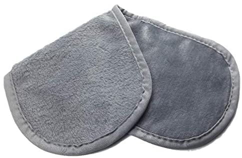 Microfibre Makeup Remover Cloth Face Cleansing Towel 3 Pack (Grey)