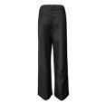 thumbnail image 5 of Curuila Womens Pants With Pocket Wide Leg Everyday Wear Solid Color Fashion Casual Trousers Black Size L, 5 of 5