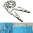 thumbnail image 2 of Dental Lab Bib Crocodile Clip Flexible Metal Ball Chain Durable Napkin Holder, 2 of 7