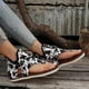 thumbnail image 5 of Fiudx Zapatos de Verano para Mujer, con Estampado de Leopardo, con Clip En La Punta, con Cremallera, Cómodos, Planos, Informales, para Playa, 5 of 7