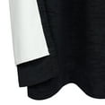 thumbnail image 5 of Better Homes & Gardens Textured Solid Chenille Blackout Single Curtain Panel, Black, 50"W x 95"L, 5 of 11