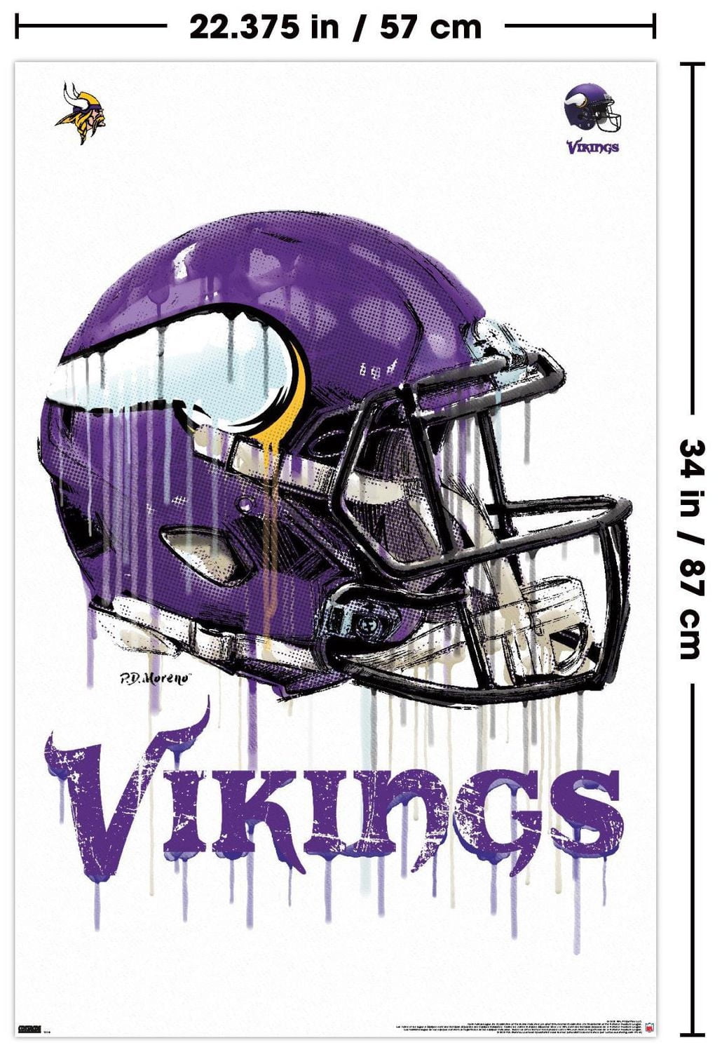 NFL Minnesota Vikings - Casque anti-goutte 20