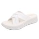 thumbnail image 1 of Sandalias Cuña Tobogan Plataforma Mujeres Cross Con Soporte Toe Abierto para Interiores, 1 of 8