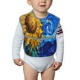 thumbnail image 6 of Kdxio Whimsical Sunflowers Night Sky Bibs For Babies, Baby Bibs for Eating, Toddler Bibs, Waterproof Bibs, Feeding Bibs, for Toddlers, Boys, Girls, 6 of 8