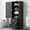 Black, variant on Harper & Bright Designs Tall Bathroom Storage Cabinet with Doors and Drawer, Modern Freestanding Storage Cabinet with Adjustable Shelf, White
