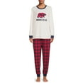 thumbnail image 3 of Dearfoams Women's Long Sleeve Top and Pants Matching Family Pajamas Set, 2-Piece, Sizes S-3X, 3 of 6