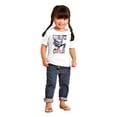 thumbnail image 4 of Skeleton Musician Freedom Rocks Toddler Boy Girl T Shirt Infant Toddler Brisco Brands 3T, 4 of 5