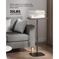 thumbnail image 2 of Viozon Support de Plancher pour Ordinateur Portable pour Lit, Table pour Ordinateur Portable, Petit et Portable Bureau Debout avec Hauteur Réglable 26.7 Pouces-36.62 Pouces, Installation Rapide pour Bureau, Con, 2 of 6