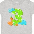 thumbnail image 4 of Inktastic Dinosaur Party-third Birthday Boys or Girls Toddler T-Shirt, 4 of 5