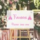 thumbnail image 5 of Pegatinas de vinilo con letreros de recuerdo de boda, calcomanías con frase "Por favor, tómese una", castillo de princesa, cuento de hadas de Disney, decoración para bodas y fiestas de cumpleaños, 5 of 5
