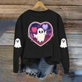 thumbnail image 4 of Neewe Women's Halloween Sweatshirts Skull Graphic T Shirts Long Sleeve Pullover Tops Gothic Fall Clothes 2025, 4 of 8