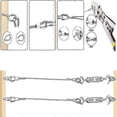 thumbnail image 4 of 30m/2mm Stainless Steel Wire Rope Kit With M5 Heavy Duty Wire Tensioner, Fence Wire Roll Kit, Cable Guardrail Kit, Garden Wire Tensioners For Climbing, 4 of 5