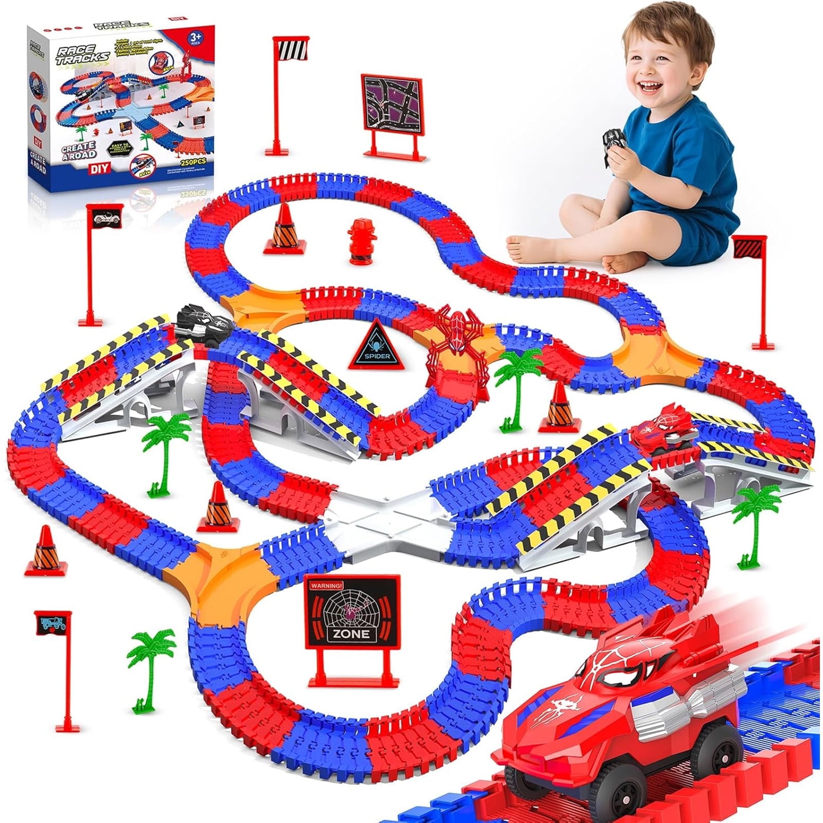 USA Toyz Tornado Extreme RC Car off-Road Rechargeable Toys Bright