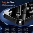 thumbnail image 5 of 2 Pack Privacy Screen for iPhone 16 - Anti Spy-Tempered Glass Protector [Invisible Privacy Armor] with Auto-Align Frame 9H Hardness [Auto-Dust Removal][9D Full Coverage] Durable Film, 5 of 8