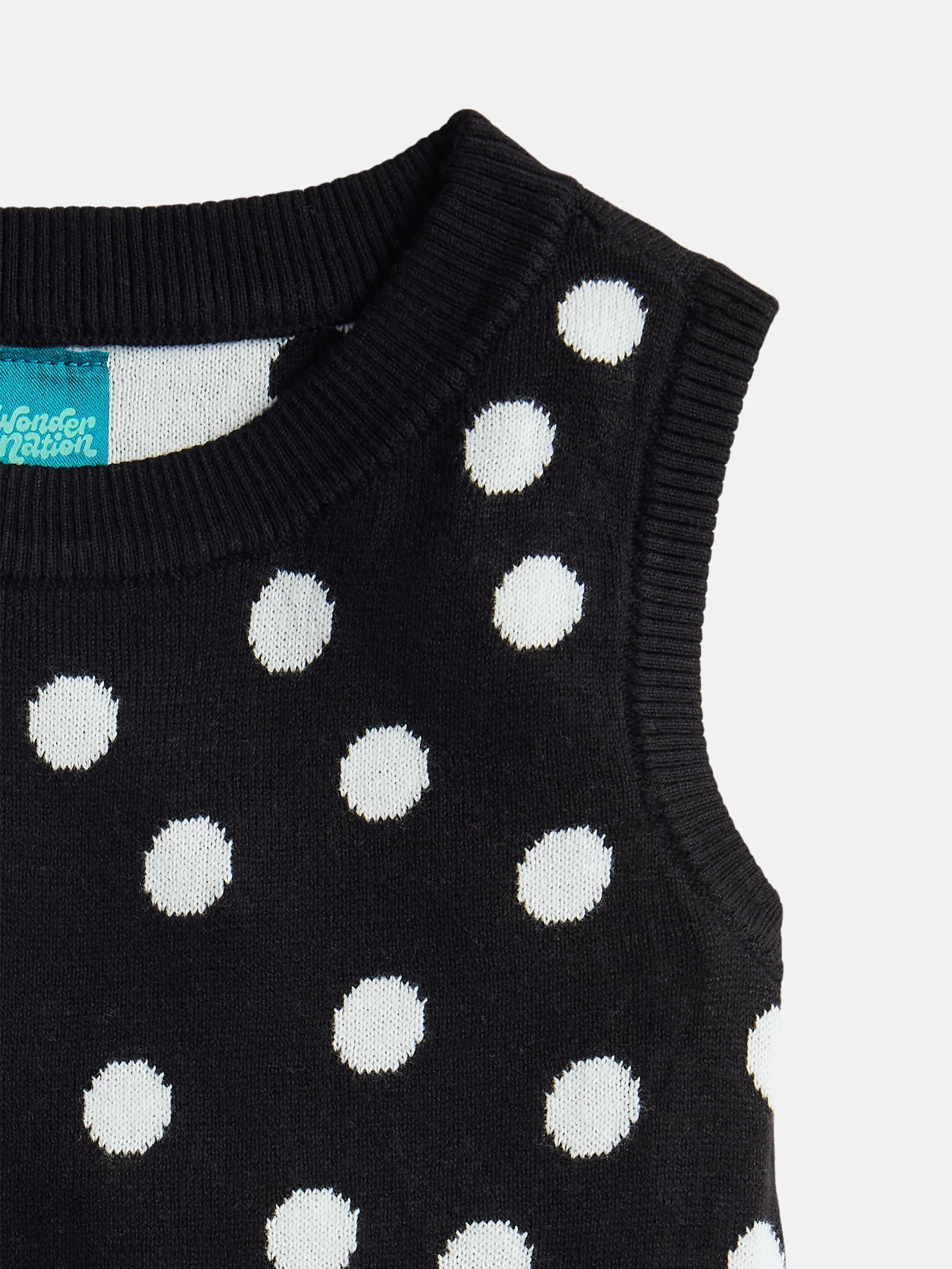 Wonder Nation Girls Sleeveless Sweater, Midweight, Sizes 4-18 & Plus