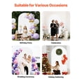 thumbnail image 6 of Gold Metal Arch Backdrop Stand 7.2x4 ft Easy Assembly Stable Structure with Cover for Wedding Birthday Party Holiday Celebration Ceremony Decoration, 6 of 6