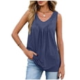 thumbnail image 7 of SwiftWear 2Pcs V-Neck Long Tank Tops for Women Loose Fit Cute Summer Tops Soft Casual Sleeveless Beach Vacation Cami, 7 of 7