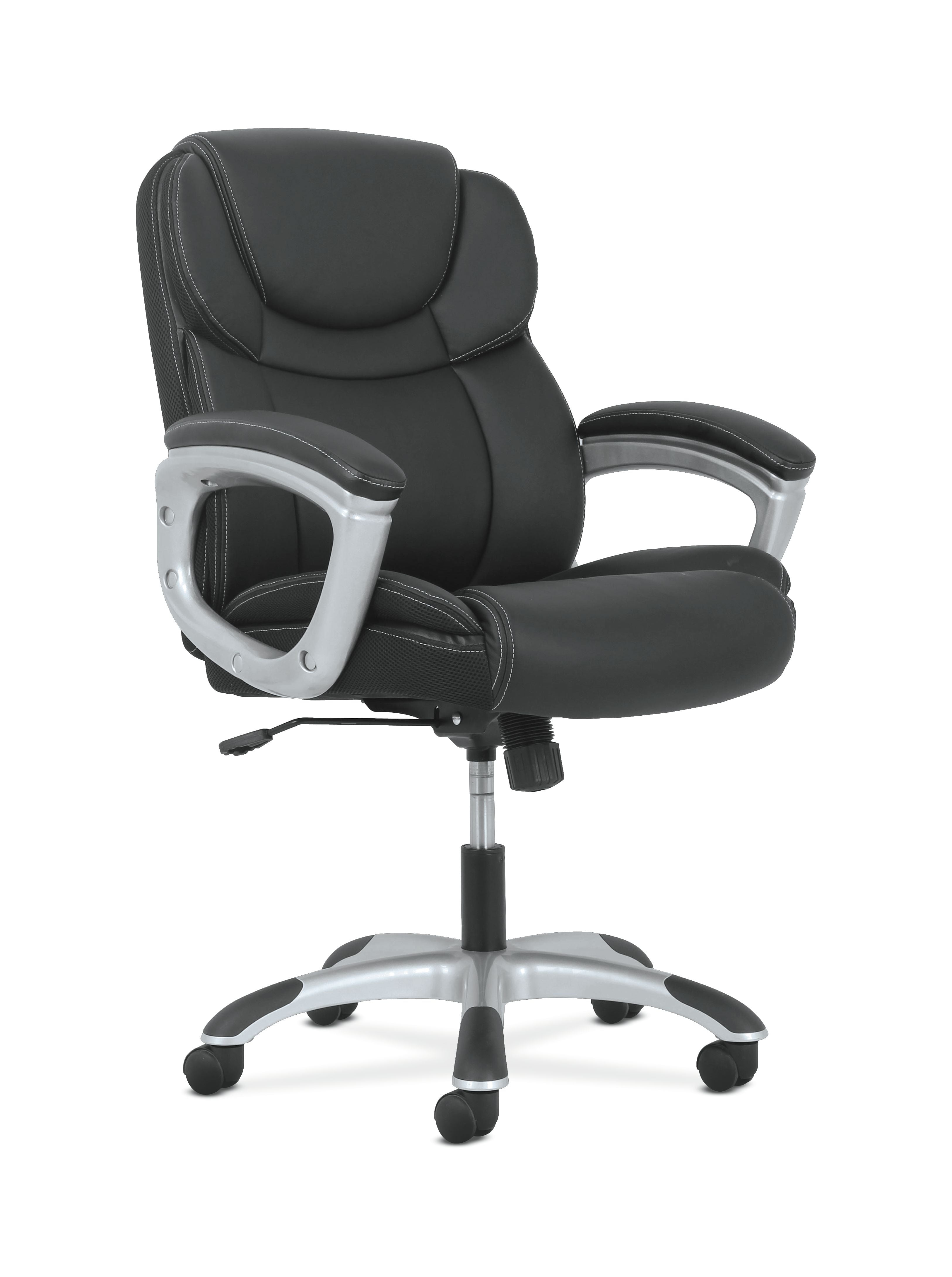 Sadie Leather Executive Computer/Office Chair with Arms 