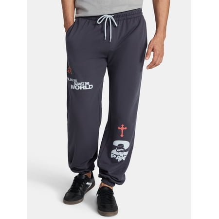 Tupac Shakur Men s and Big Men s Jogger Pants  Sizes XS-3XL