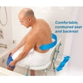 Aquasense Adjustable Bath and Shower Chair with NonSlip Comfort Seat