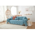 thumbnail image 2 of Nvzi Couch Cover Chenille Sofa Covers Boho Tassel Sofa Towel Cover for Living Room Sofa Easy Fit Washable Furniture Sofa Protector 70.87*165.35inch (Blue), 2 of 4