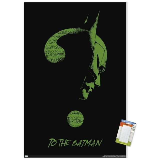 DC Comics The Batman - Riddler Wall Poster, 22.375" x 34" Framed
