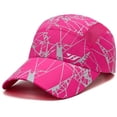 thumbnail image 2 of Awwp Race Day Performance Running Cap | The Lightweight Quick Dry Sport Hat Washed Unstructured Hat Plain Baseball Caps Unisex Hot Pink One Size, 2 of 2