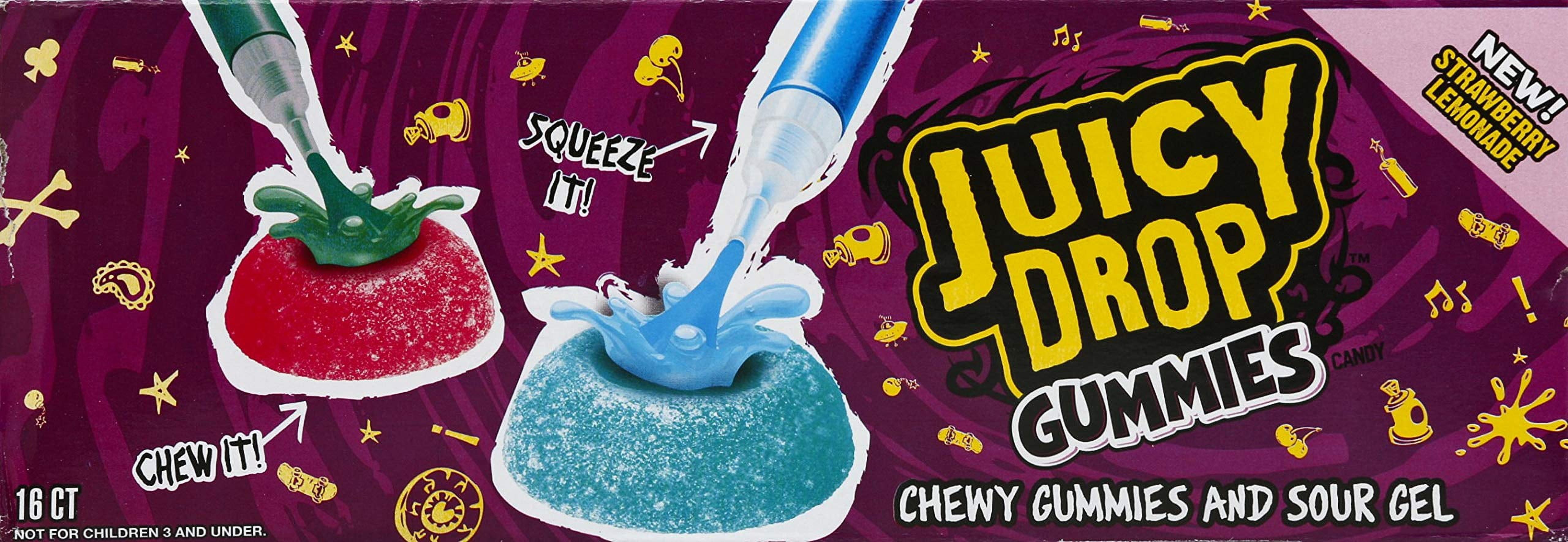 Juicy Drop Gummy Candy 16 Count Easter Variety Pack - Sweet Candy & Sour Gel In Assorted Fruity Flavors