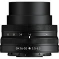 thumbnail image 3 of Nikon NIKKOR Z DX 16-50mm f/3.5-6.3 VR Lens 20084 + Macro/Close Up Lenses, FIlter Kit, Lens Pouch and More, 3 of 4