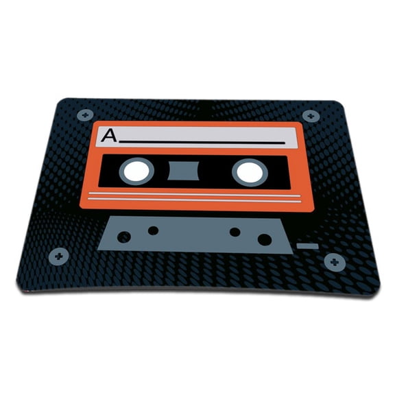 Standard 7 x 9 Inch Mouse Pad - Cassette Design