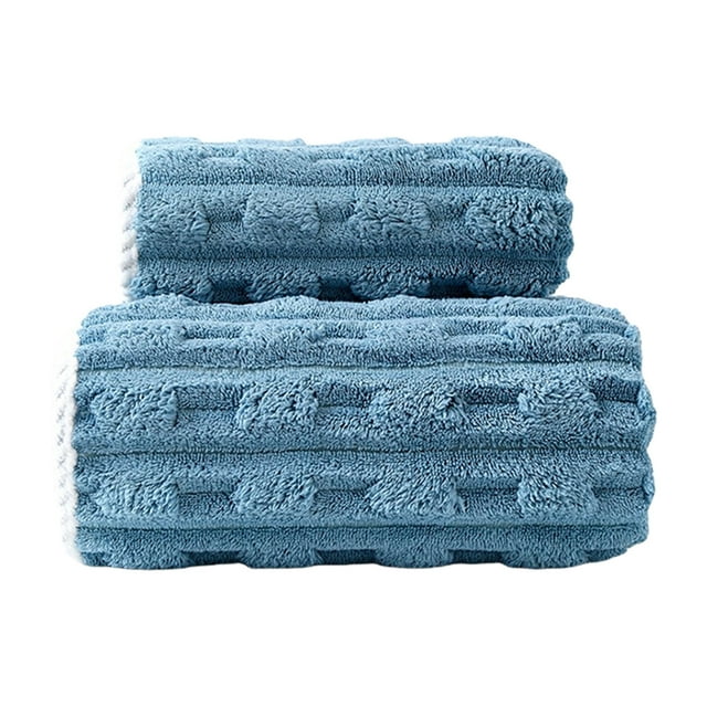 Towel Face Towel Fleece Thickened and Enlarged Soft Face Towel Cotton Absorbent