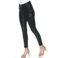 thumbnail image 3 of White Mark Women's Faux Suede Snakeskin Print Pants, 3 of 6