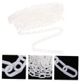 thumbnail image 3 of OUNONA Industrial Safety Chain Barriers Plastic Chain White 1Set for Garden, 3 of 6