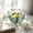 Green, variant on SHJHENG Crystal Lotus Candle Holder – Multifaceted Glass Tealight Stand for Home Decor, Decorative Flower Shaped Candlestick for Meditation, Yoga, and Table Centerpieces