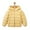 Cheese Yellow, variant on Esaierr Baby Kids Short White Duck down Jacket Boys Girls Solid Colors Winter down Coats 2-14 Years Windproof Cuffs Warm Outerwear