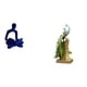 thumbnail image 1 of Escultura de figura humana de pensador abstracto, estatua de animal de , adorno decorativo, colección versátil para escritorio de oficina, ba, 1 of 8